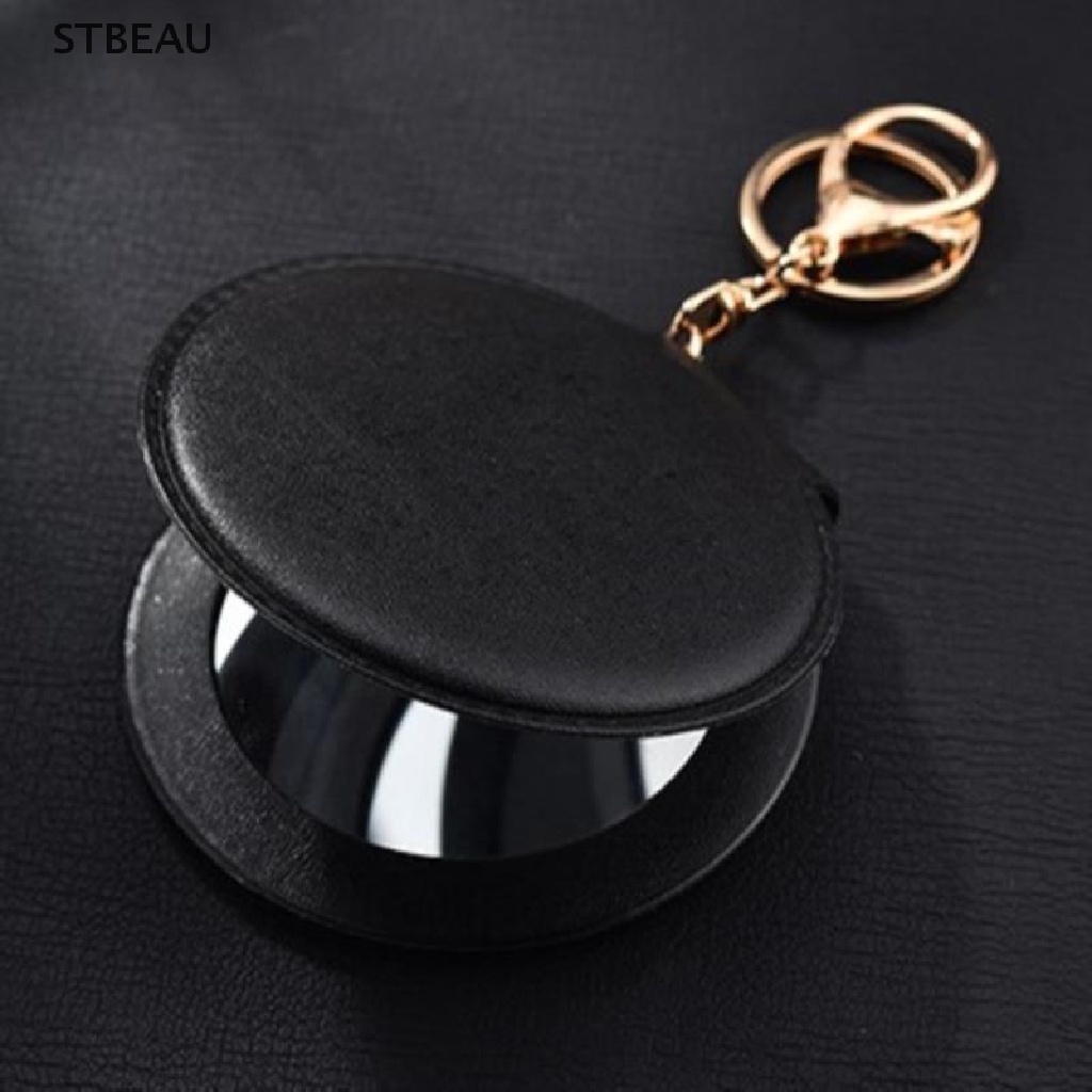 [Cxsteau] Gương Trang Điểm Hai Mặt Dạng Gập Hình Tròn Nhỏ Bằng PU Thời Trang MME