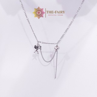 Dây chuyền bạc 925 The Fairy charm thần Cupid tình yêu [ DC13 ]