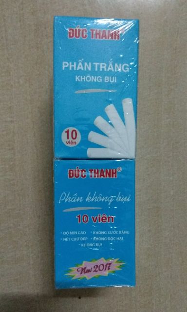 10 hộp phấn không bụi Đức Thanh ( 1 hộp 10 viên)