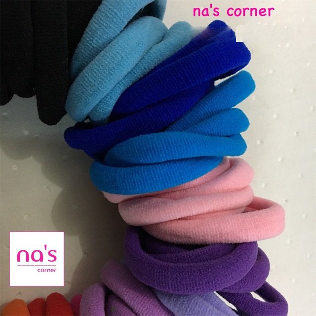 Sỉ thun cột tóc trơn đủ màu 100 sợi lớn loại mịn dày chắc