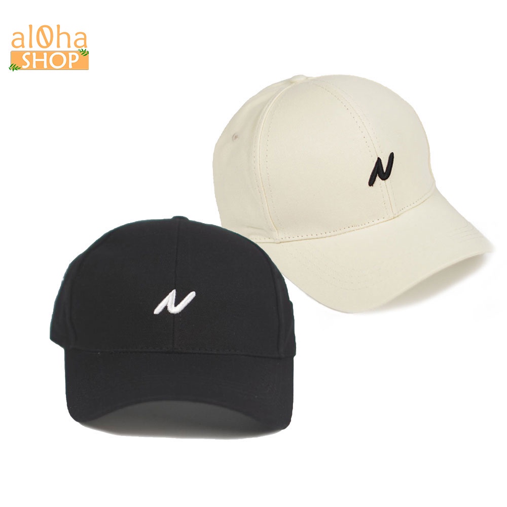 Mũ lưỡi trai - nón Ulzzang thêu chữ N unisex nam nữ chống nắng phong cách thời trang, cá tính