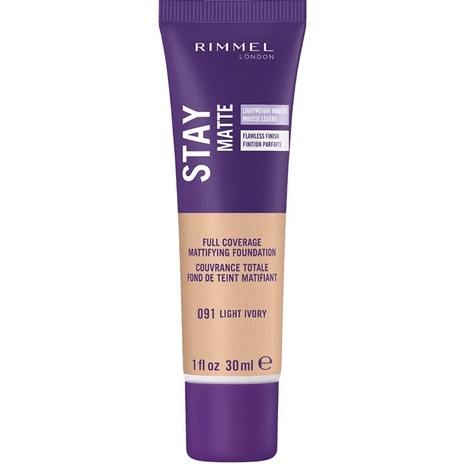 Kem nền, BB Cream kiềm dầu Rimmel Stay Matte, Hàng Mỹ chính hãng nhập khẩu