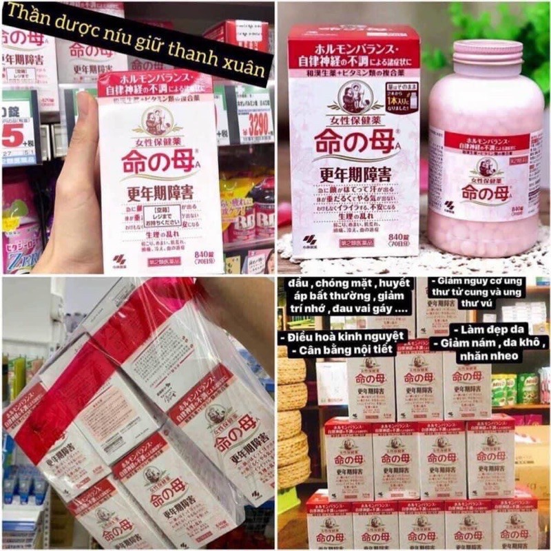 Hộp tiền mãn kinh Kobayashi Nhật Bản 840v