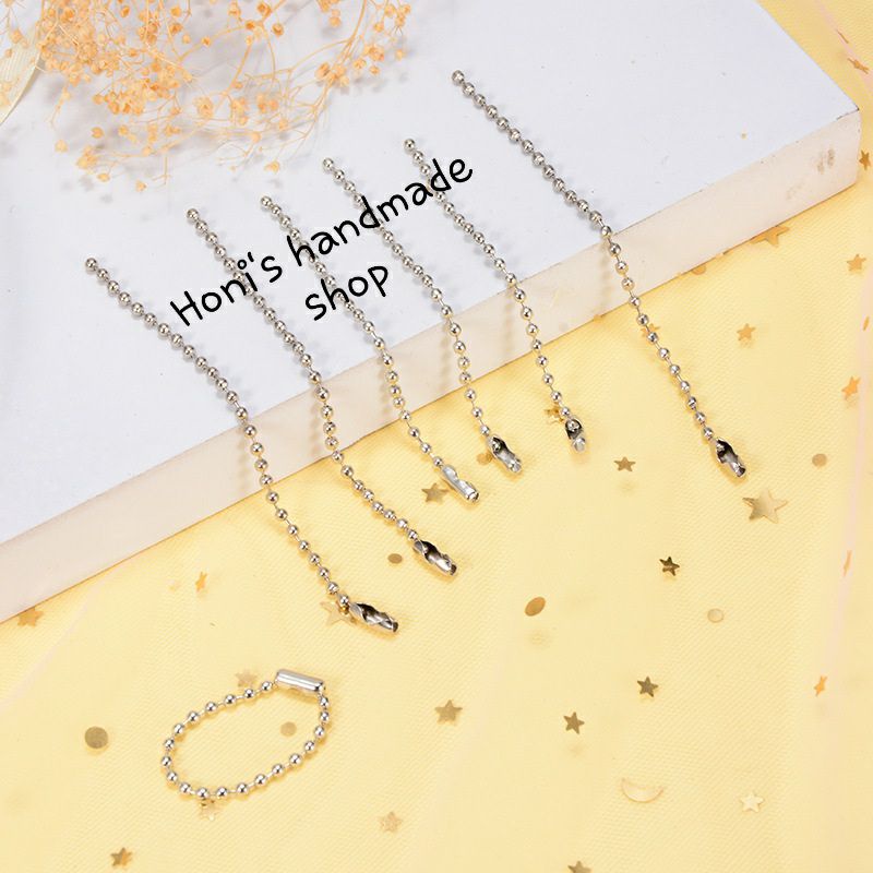 10 Dây bi gắn móc khóa,trang trí, làm flashcard