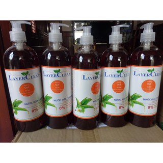 Nước rửa bát hữu cơ Layer Clean an toàn 800ml