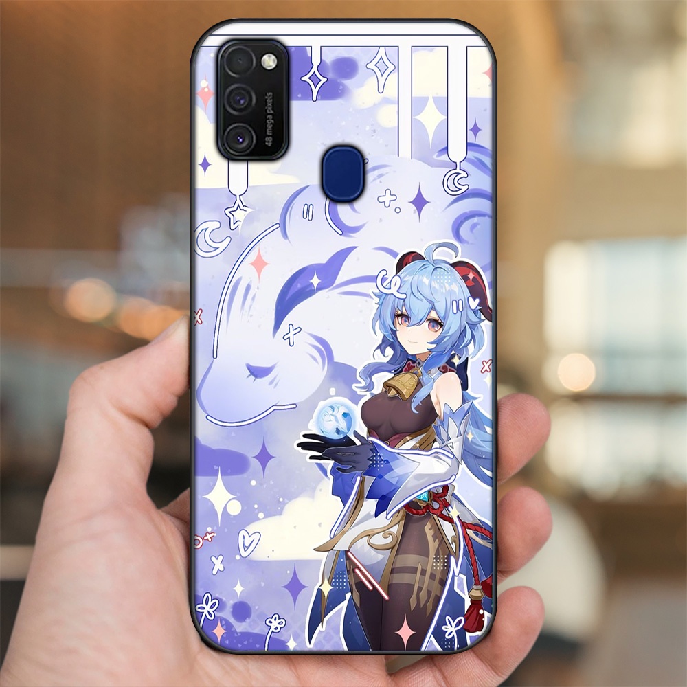 Ốp lưng Samsung M21, M30S viền đen in hình Ganyu Genshin Impact