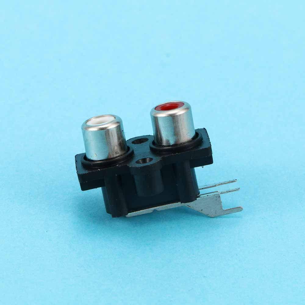 YIYU Đầu Nối 2 Lỗ Cái Chất Lượng Cao PCB 2 Vị Trí Âm Thanh AV