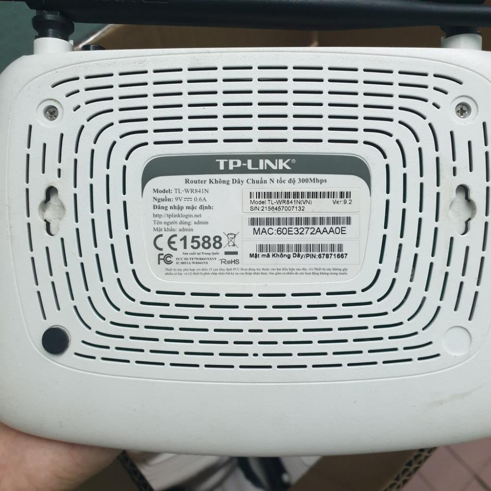 TPLink 2 râu 841N chính hãng Việt Nam, tốc độ 300Mbps, khá đẹp