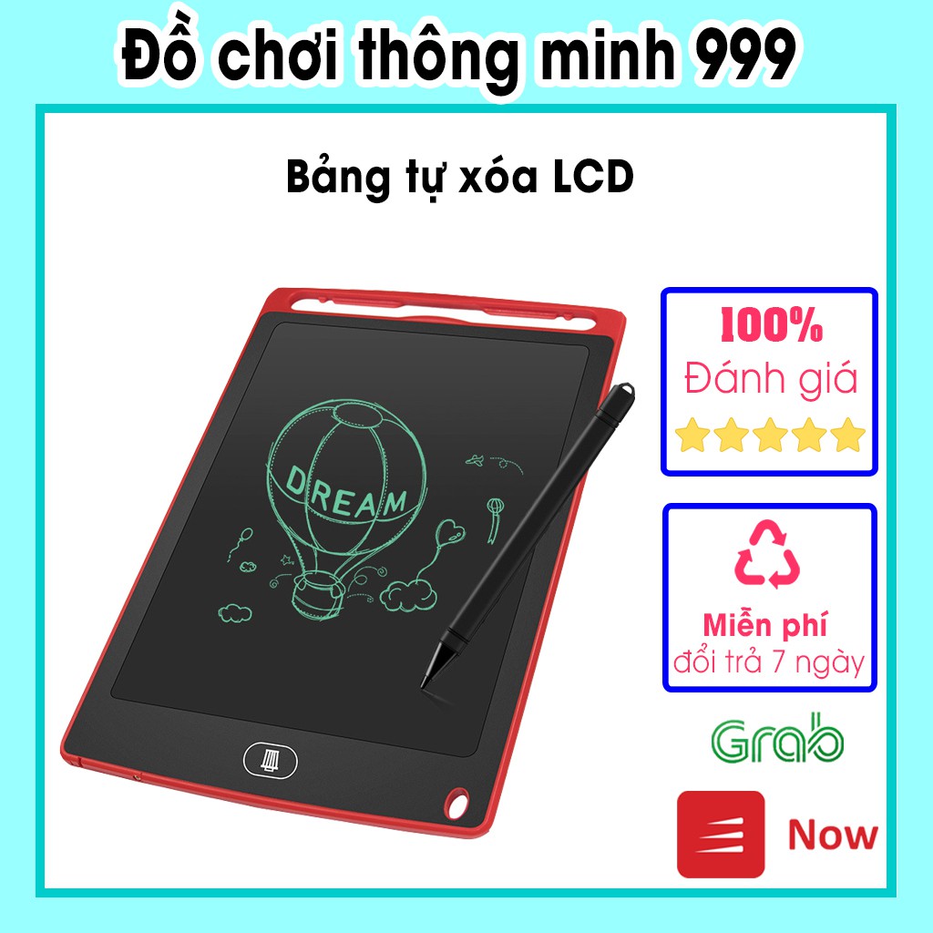 Bảng tự xóa LCD thông minh giúp bé tập vẽ, tập viết loại lớn