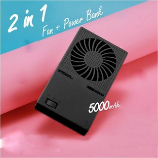 Pin sạc dự phòng Remax F28 5000mAh kiêm Quạt cầm tay mini thời trang