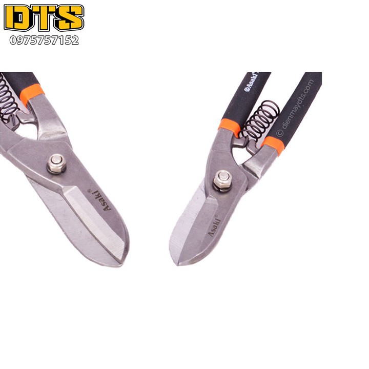 Kéo cắt tôn kiểu Đức thép Chrome Vanadium Asaki (Kéo cắt tole)