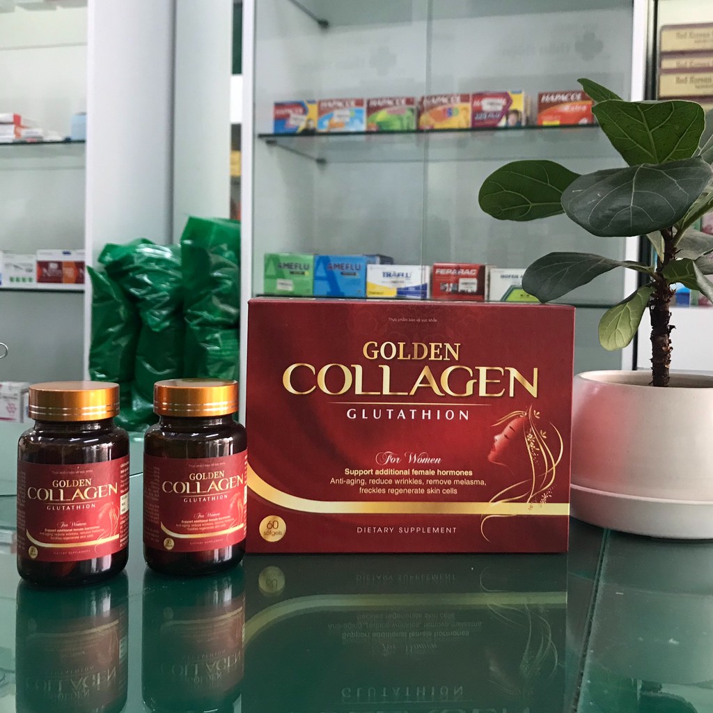[CHÍNH HÃNG] Golden Collagen - Hỗ trợ làm giảm nám, tàn nhang