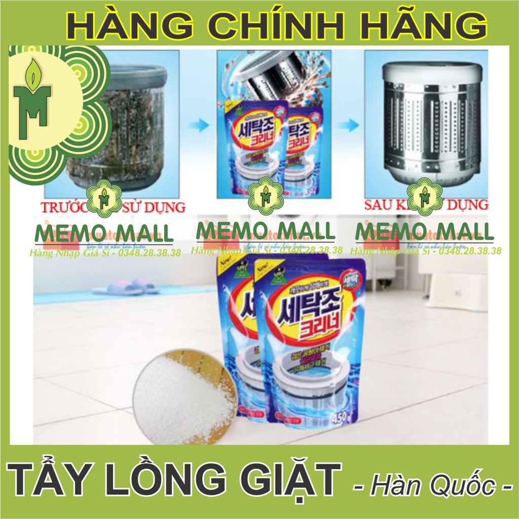 2 GÓI BỘT TẨY LỒNG GIẶT HÀN QUỐC (450gr/gói)