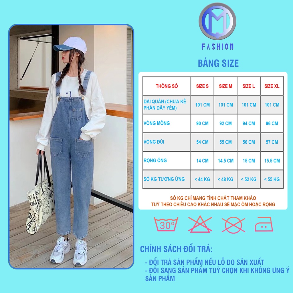 Yếm nữ quần dài ống rộng M Fashion rách gối màu xám phong cách Hàn quốc YN05