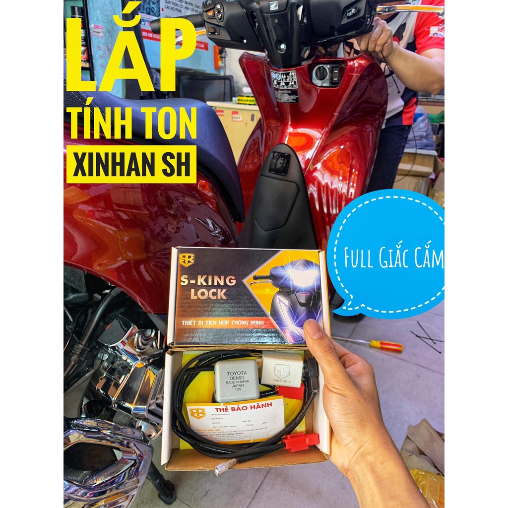 Mạch Xinhan Ting Tong SH 125i / SH 150i / SH 300i / SH 350i CAO CẤP Thương Hiệu S-KING LOCK