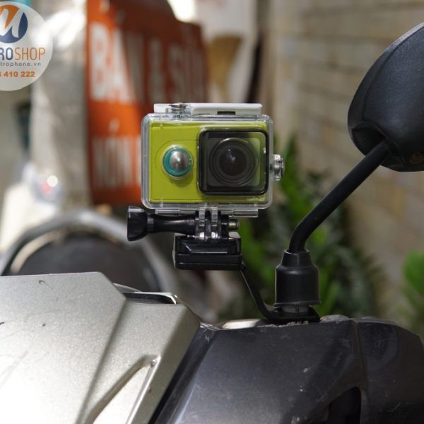 Pat gắn GoPro / Action Cam chân kính xe máy