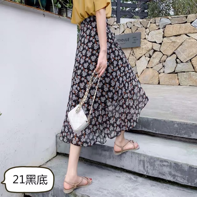 Chân váy xoè vạt chéo, chất vải voan có lớp lót , nhiều màu | BigBuy360 - bigbuy360.vn