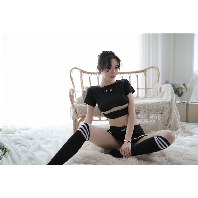 Bộ hóa trang Cosplay cảnh sát POLICE sexy quyến rũ [ CÓ TẤT ] | BigBuy360 - bigbuy360.vn