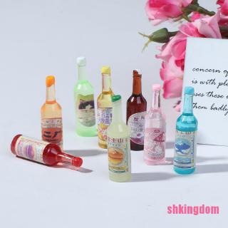 Set 5 chai nước soda cho nhà búp bê tỉ lệ 1/ 12