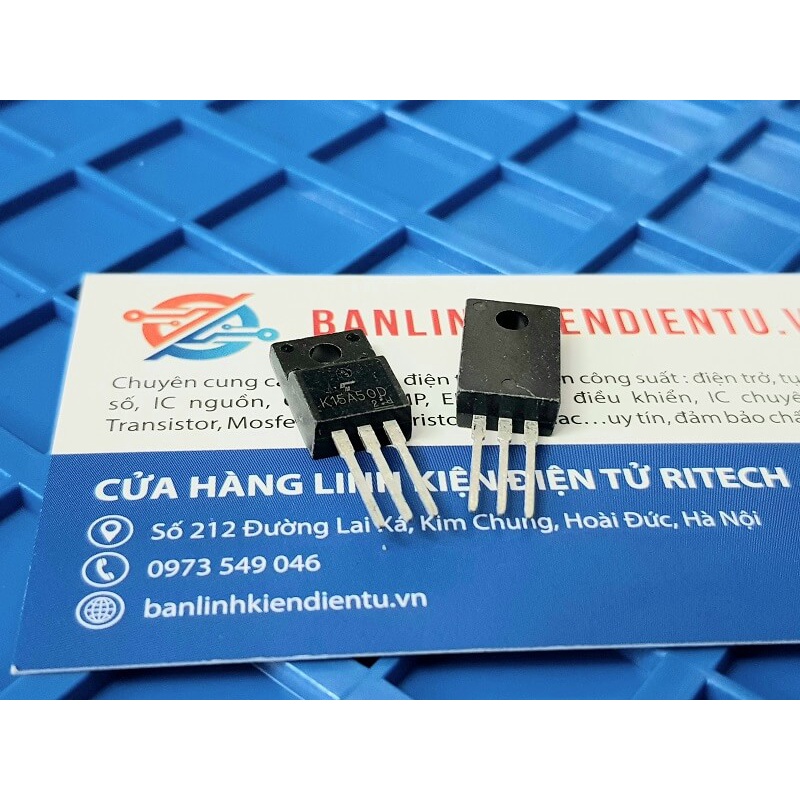 [ Combo 4 chiếc ] K15A50D TK15A50D Mosfet Kênh N 15A 500V TO-220F