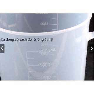 Ca Nhựa Chia Vạch 1L ( Bộ 2 ca)