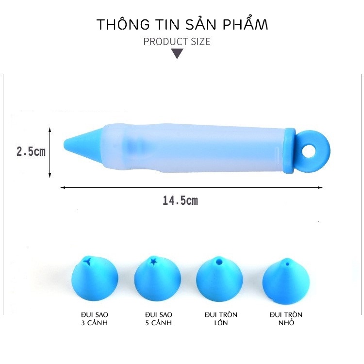 Bút Viết Socola - Dụng Cụ Trang Trí Bánh - Phụ Kiện Trang Trí Bánh Kem