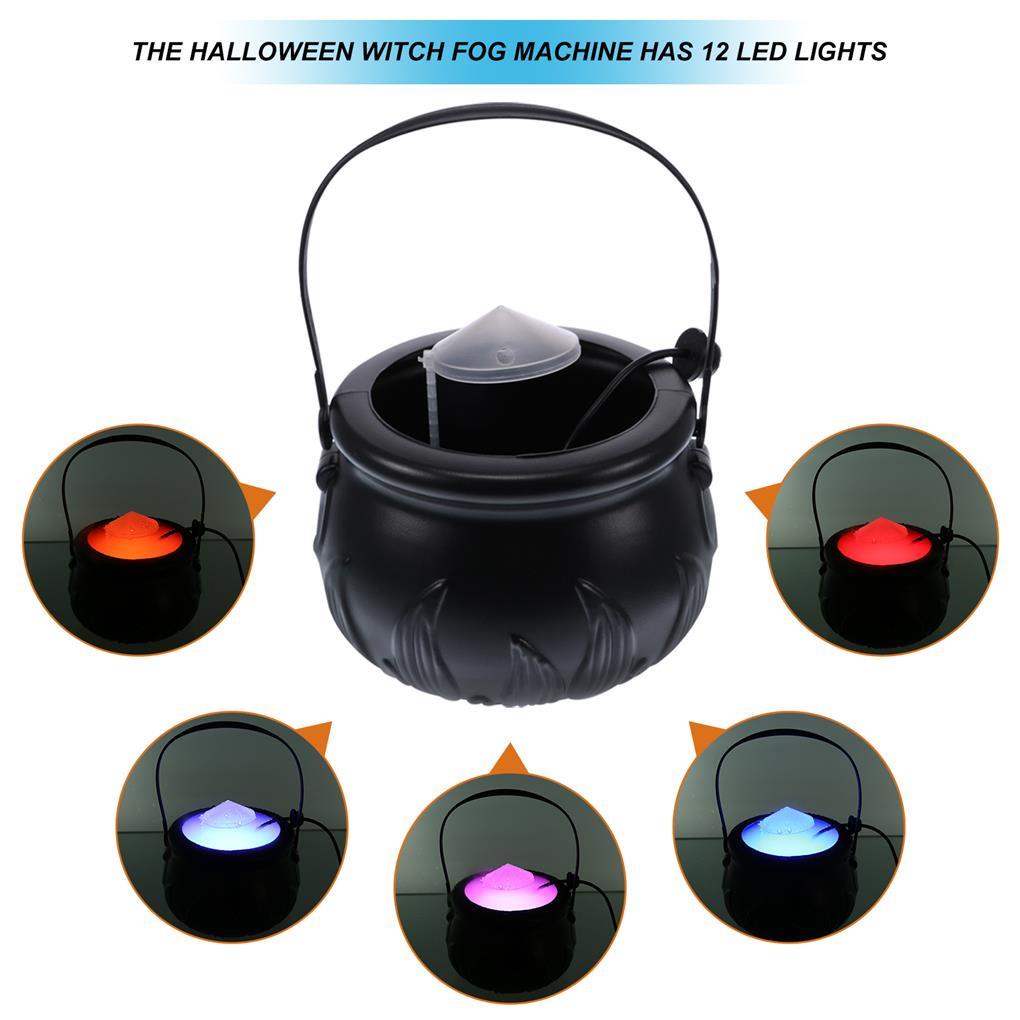 [doublelift Vn] Đèn LED Hình Phù Thủy Thay Đổi Màu Sắc Trang Trí Không Khí Cho Lễ Halloween