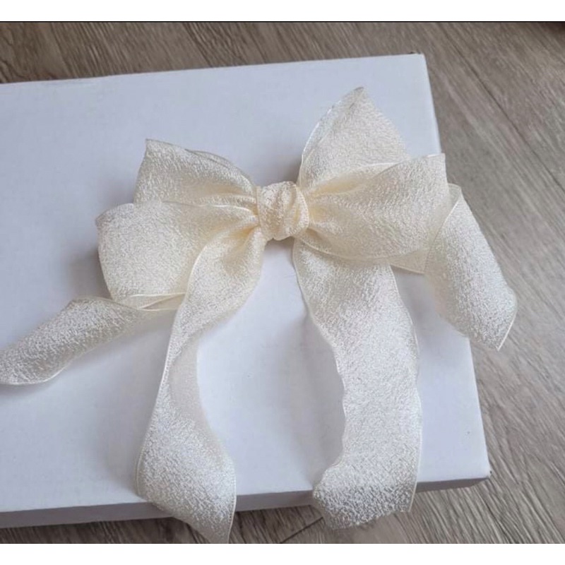 Kẹp tóc nơ bèo xốp cho nữ