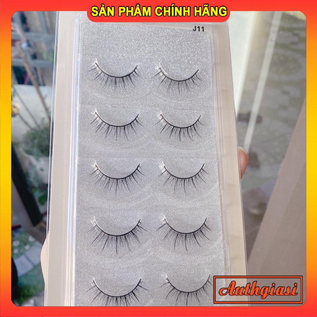 Mi giả lông chồn siêu tự nhiên JO 5 đôi mỏng mềm không gây cộm mắt makeup chuyên nghiệp