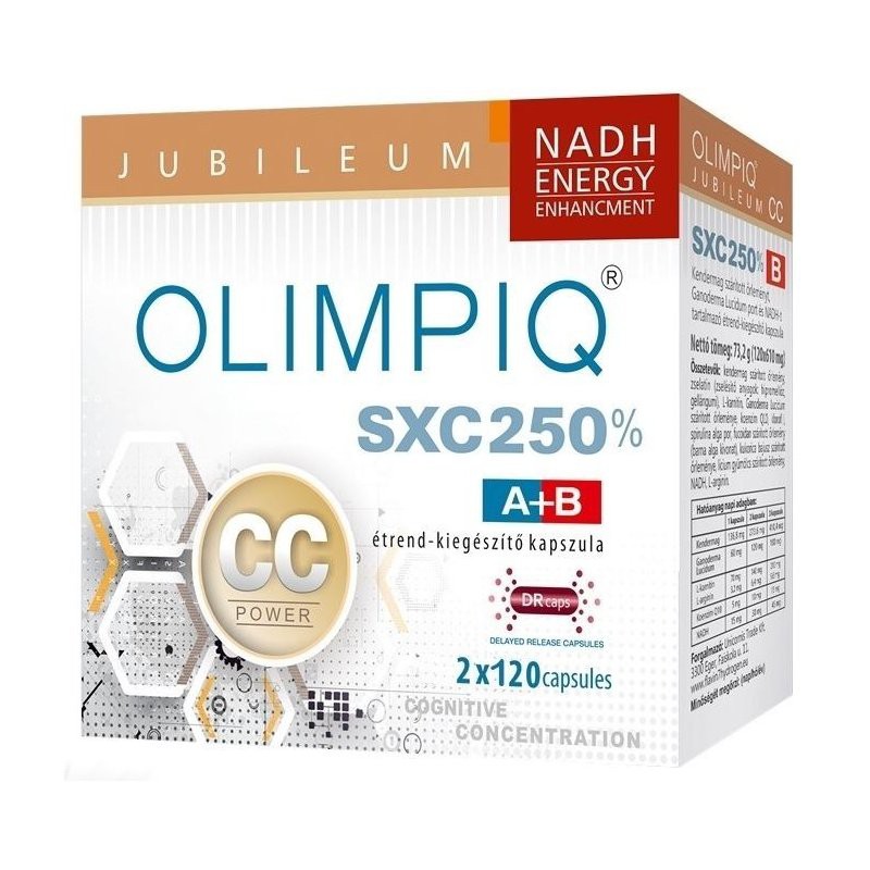 {Có sẵn} 1 x Olimpiq tế bào gốc nội sinh loại CC sản phẩm Hungary tăng cường sức khoẻ SXC 250% 120v x 2