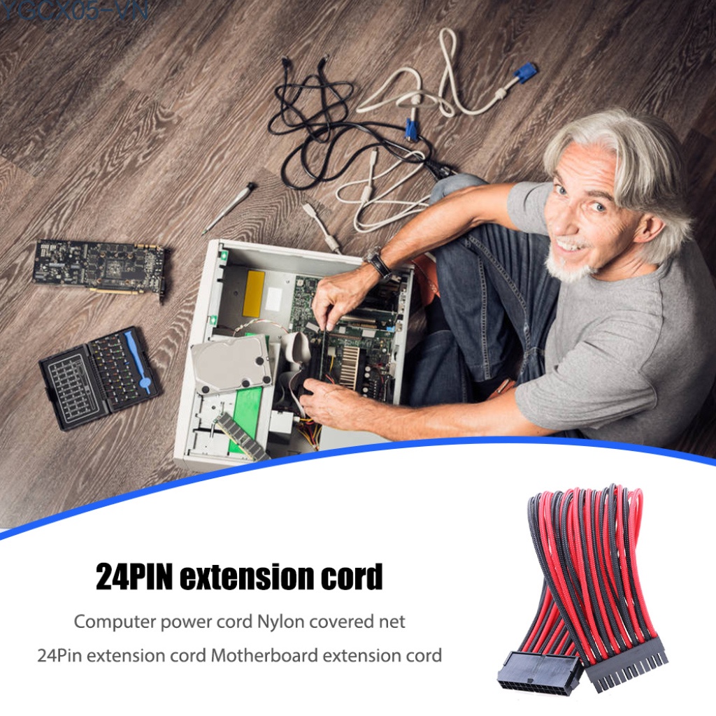 Dây Cáp Nối Dài 24pin 250w-1300w Cho Máy Kiểm Tra Atx | BigBuy360 - bigbuy360.vn