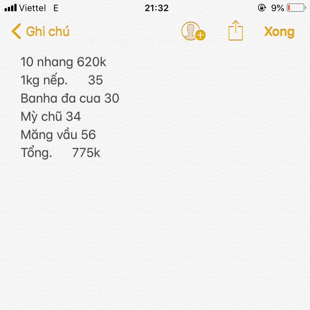 Combo khách đặt 10 gói nhang