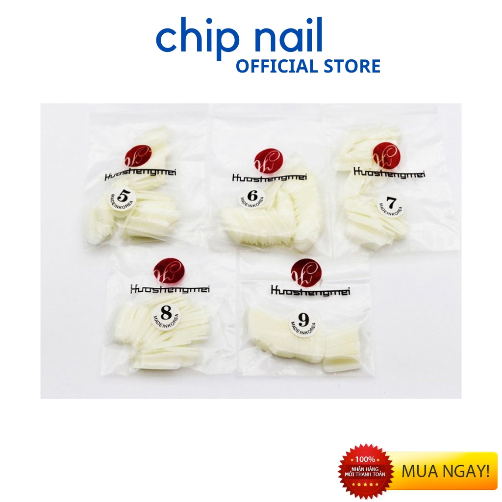 Móng Úp HSM lẻ size theo gói50 móng (Size 5-6-7-8-9)