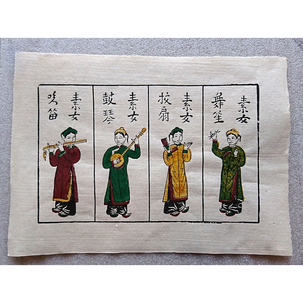 Tranh Dân Gian Đông Hồ - Tranh Đông Hồ Tố Nữ