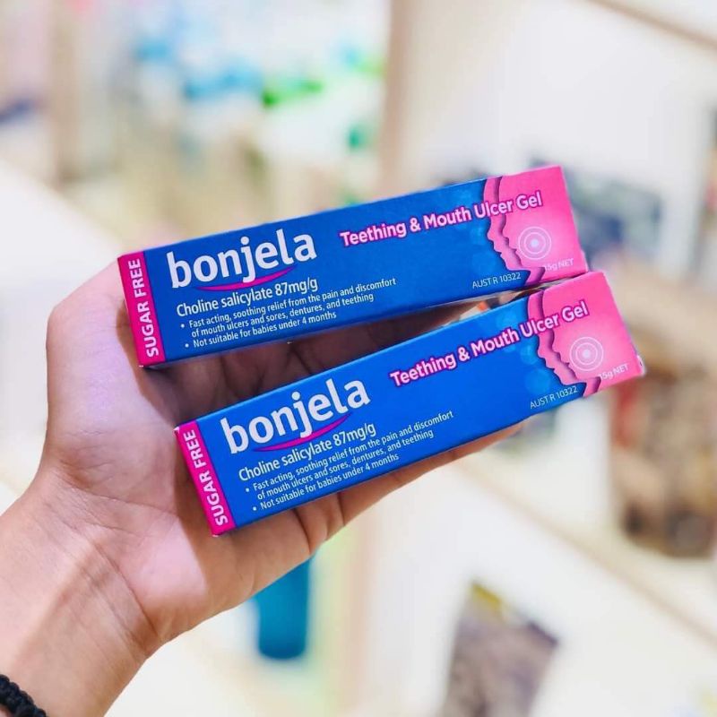 Kem bôi nhiệt miệng, giảm sưng lợi cho bé mọc răng Bonjela  Gel 15g