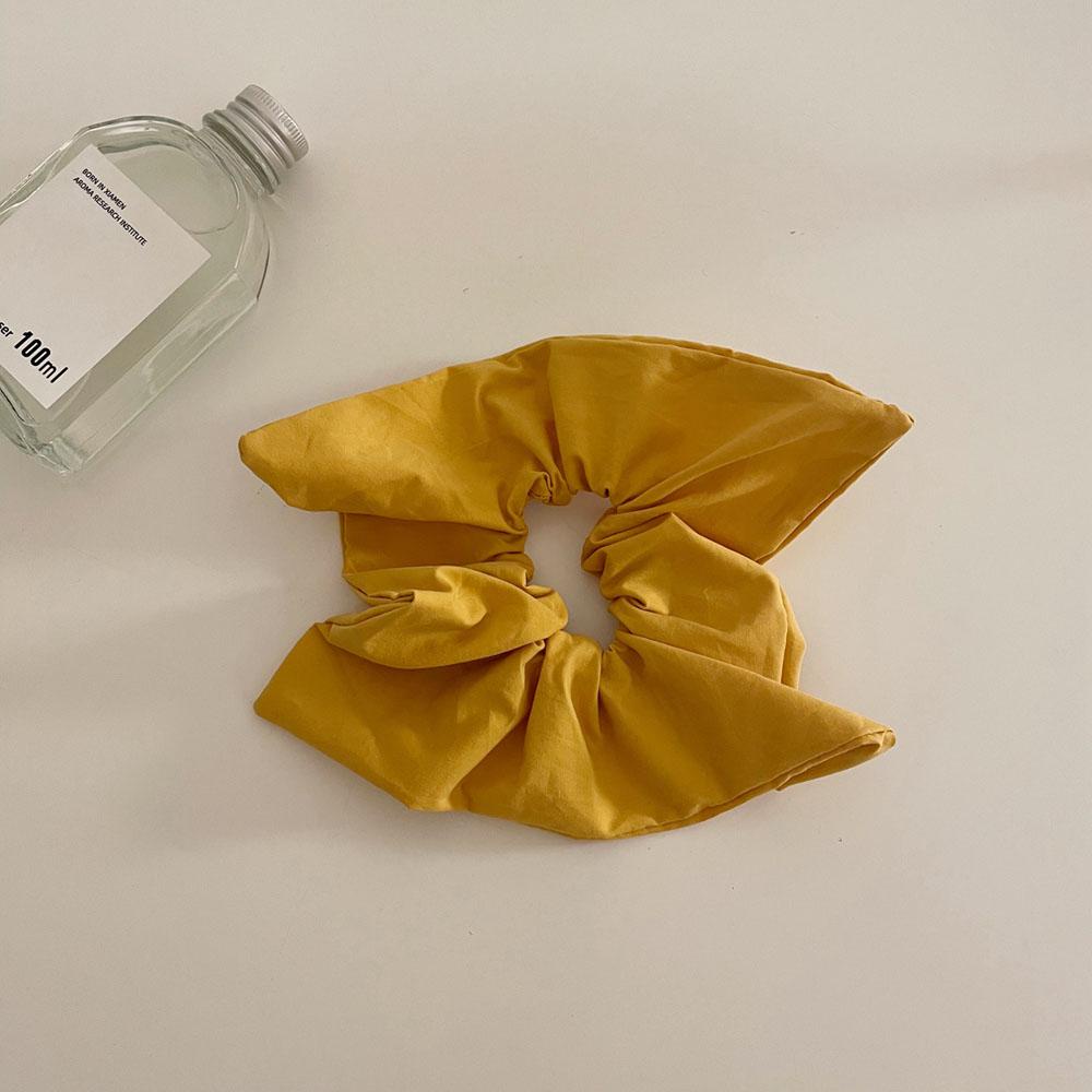 Dây Cột Tóc Co Giãn Màu Sắc Tinh Khiết Cỡ Lớn Thời Trang Cho Nữ