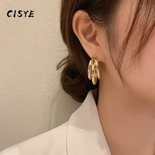 Khuyên tai hình tròn phong cách Hàn Quốc thời trang