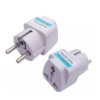 Phích cắm chuyển đổi ổ điện từ 3 chân sang 2 chân