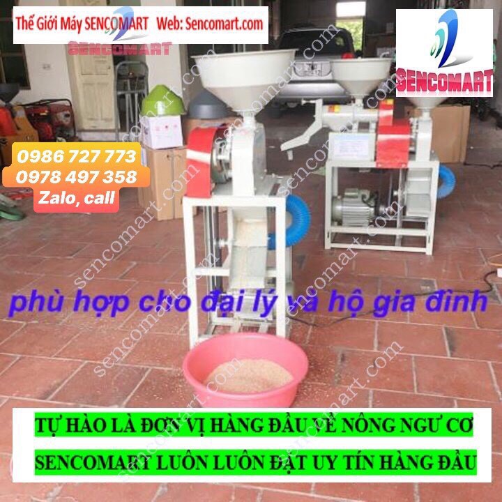 THANH LÝ máy xay xát gạo lứt nấu rượu scm-6n40 giá tốt nhất