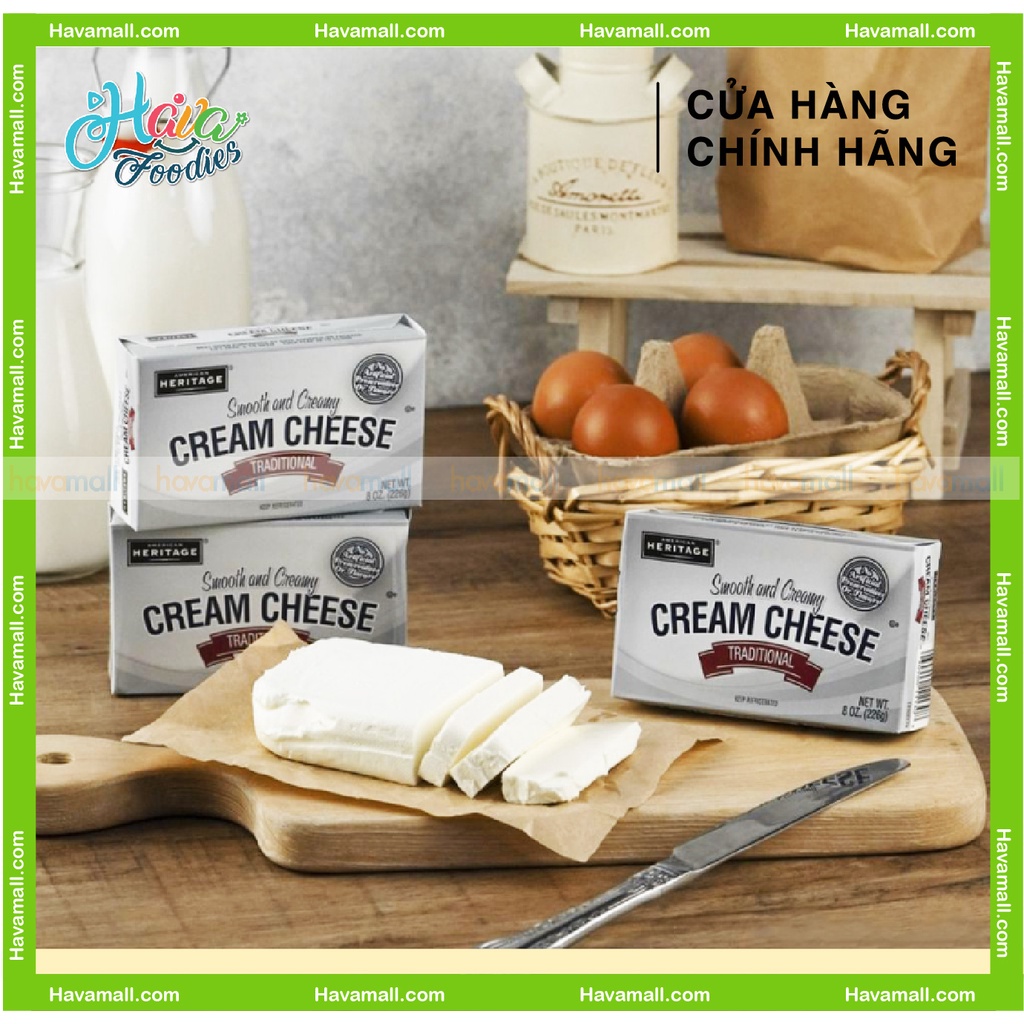 Phô Mai Kem HERITAGE 226gr – Cream Cheese