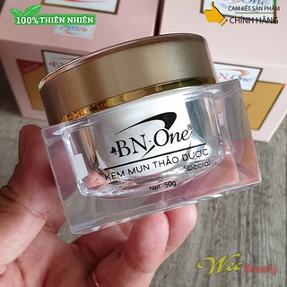 Kem Mụn Thảo Dược Cao Cấp BN-ONE [Hủ 50g] [Có Thể Dùng Làm Kem Trang Điểm]