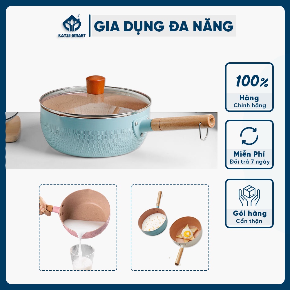 Chảo chống dính đáy sâu lòng cao cấp