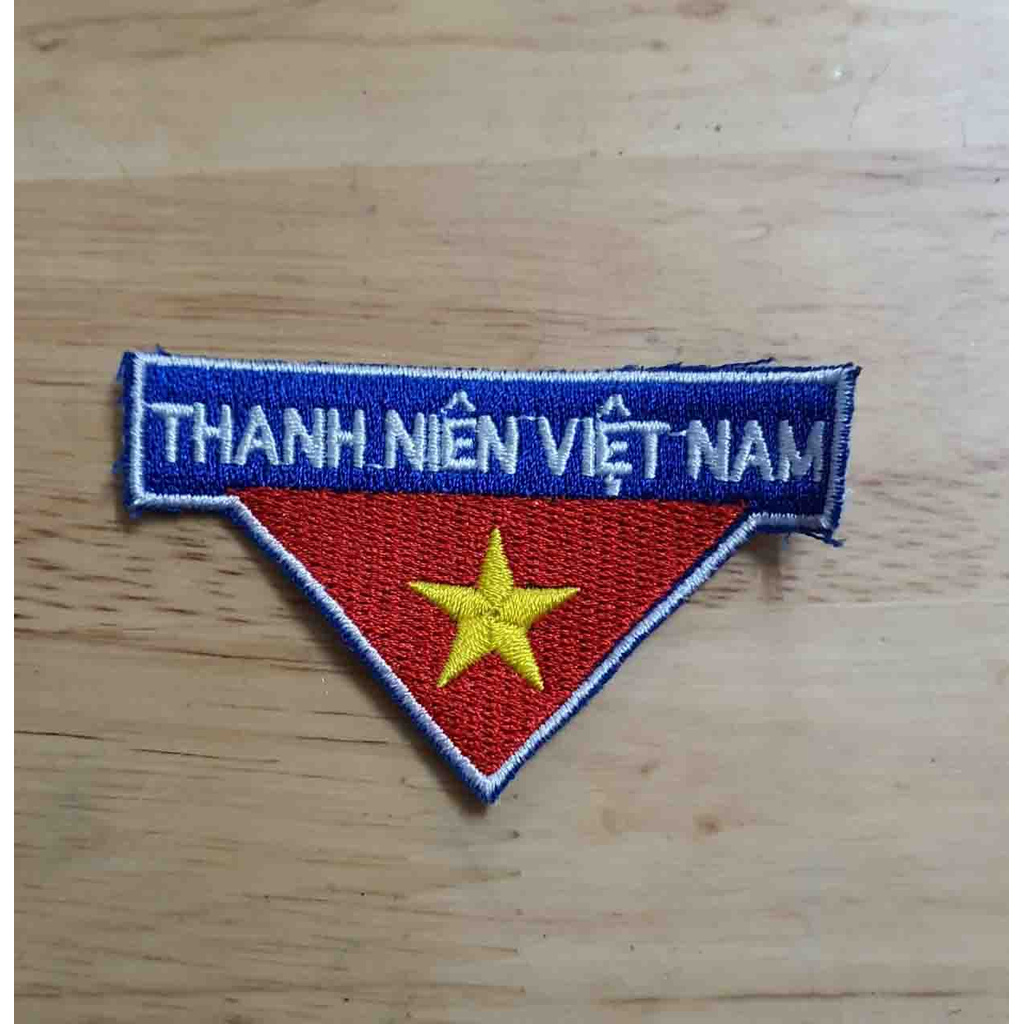 Combo 2 logo đoàn thanh niên thêu - Logo đoàn thêu ngực