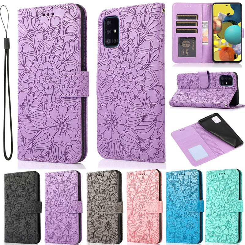 Ốp Điện Thoại Da PU Kiểu Ví Đế Lật Cho Samsung Galaxy A10 A20 A30 A50 A70S10E A30S A50S A70S S 10 Lite Note 10 Lite
