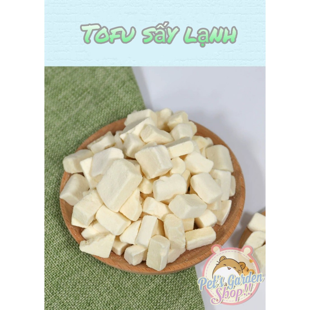 Tofu sấy lạnh - Thức ăn hamster, sóc...