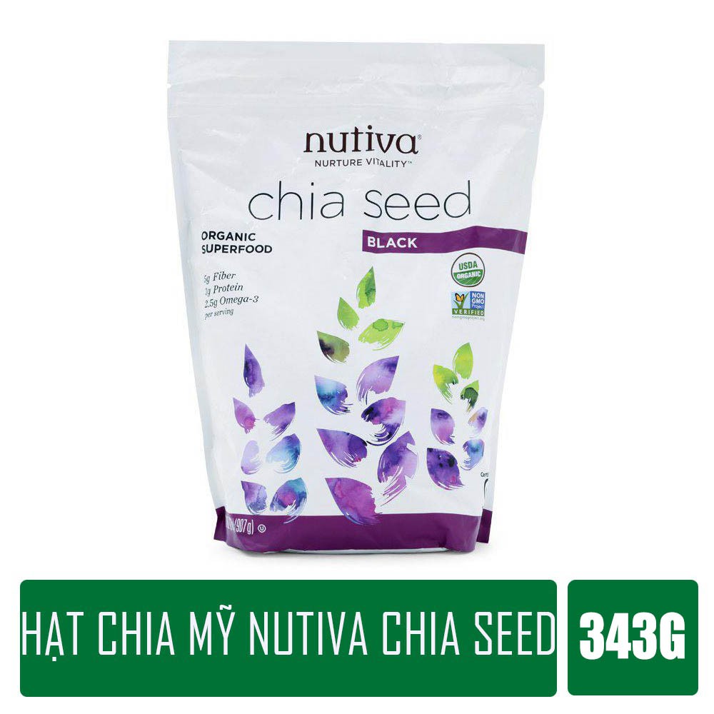 Hạt chia Mỹ Nutiva 343g