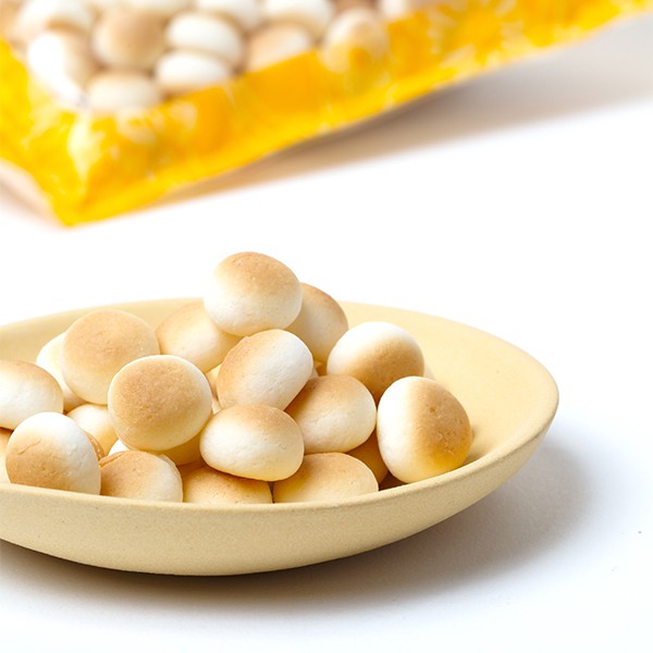 Bánh viên truyền thống Hokkaido BORO Nhật 100g, giàu chất xơ canxi, trẻ 7 tháng tuổi ngậm 5 giây tan