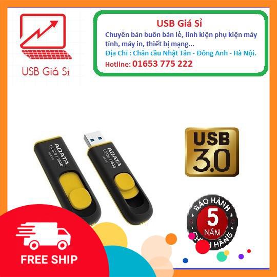 USB 3.0 16Gb ADATA UV128 (Vàng phối đen)