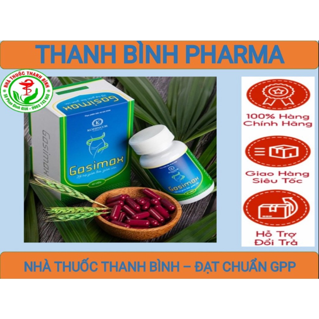 GASIMAX-HỖ TRỢ GIẢM BÉO -GIẢM CÂN AN TOÀN VÀ HIỆU QUẢ-TPCN