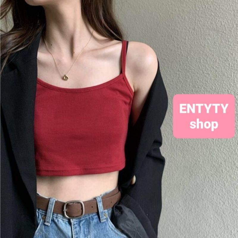 ÁO 2 DÂY CROPTOP SIÊU XINH - CH2S